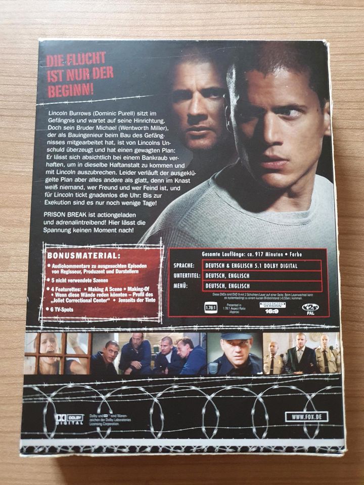 Prison Break Season 1 dvd Sammlung in Oberndorf am Neckar