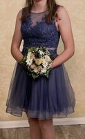 Cocktailkleid, hellblau, knielang, Gr. 34 – 2x getragen Niedersachsen - Lingen (Ems) Vorschau
