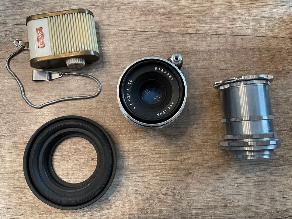Elbaflex Spiegelreflexkamera VX 1000 mit viel Zubehör in Wassertrüdingen