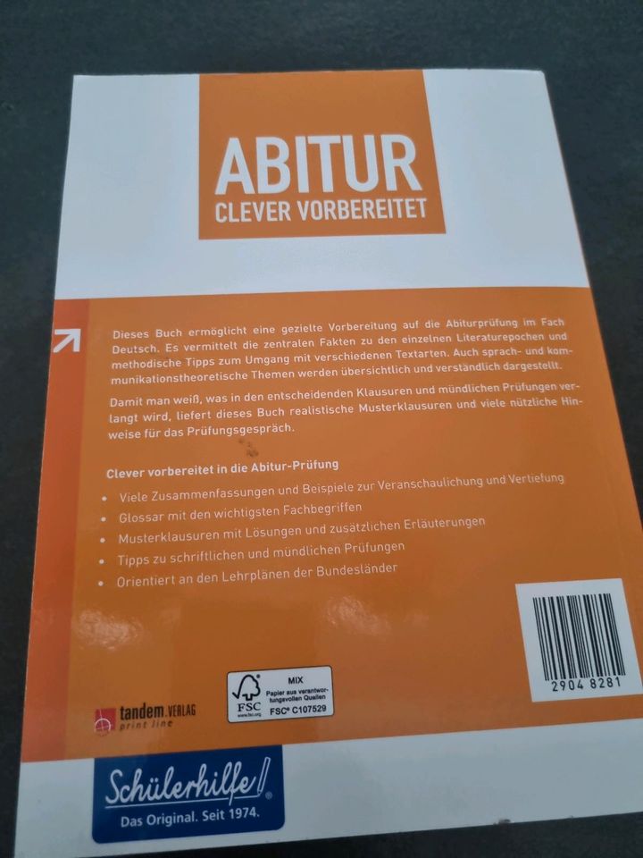 Buch Abitur clever vorbereiten  Deutsch in Röthlein