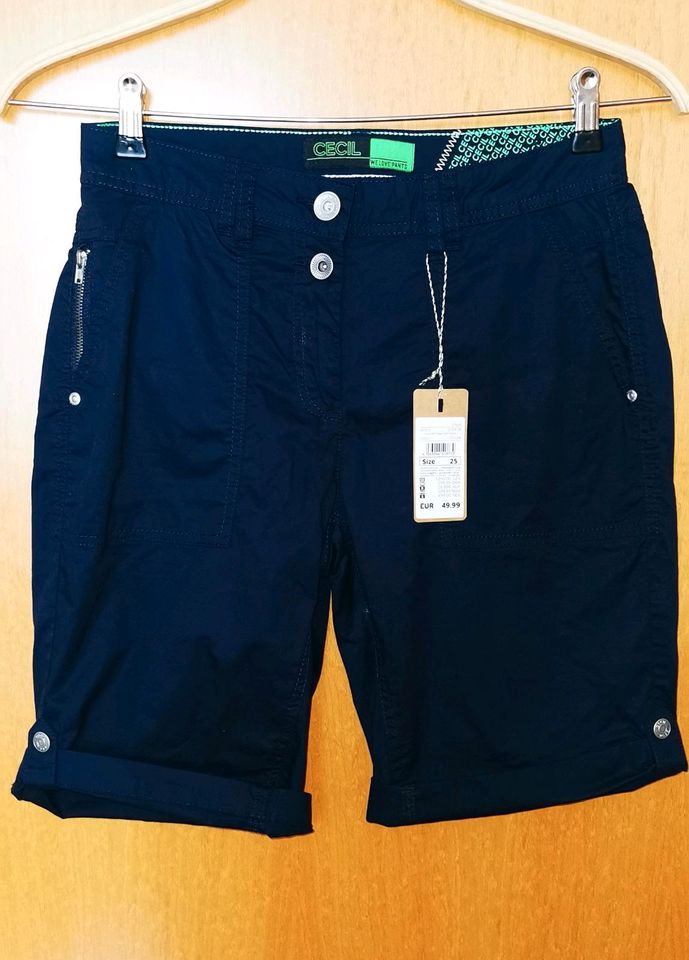 Cecil Shorts  Blau Gr 25 Neu!! in Gelsenkirchen