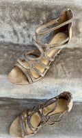 MARCO TOZZI SCHUHE 38 Glitzer Sandalen Pfennigabsatz y2k Vintage Baden-Württemberg - Aichtal Vorschau