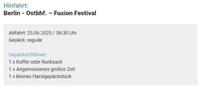 Fusion Bassliner Ticket am 26.06. von Berlin Mitte - Wedding Vorschau