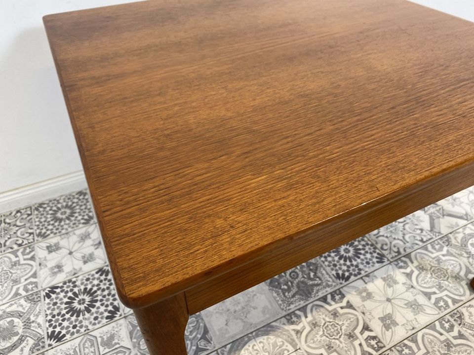 WMK Eleganter und gut erhaltener skandinavischer Mid-Century Couchtisch aus Teak von Alberts Tibro # Tisch Beistelltisch Danish Design Teakholz Vintage 50er 60er - Lieferung möglich in Berlin