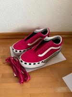 Vans Old Skool Logo Platform Sneakers Off The Wall 500714 Hotpink Bayern - Gröbenzell Vorschau