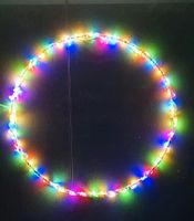 3x LED Weihnachtsbeleuchtung Kreis Ring Bunt wie NEU Niedersachsen - Vechelde Vorschau