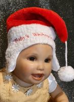 Weihnachtsmütze für Babys "BABYS WEIHNACHT" Neu/ungetragen Baden-Württemberg - Waghäusel Vorschau