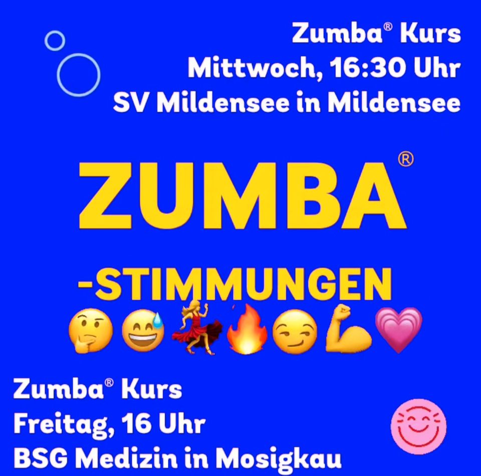 Fitnesskurse in Dessau: ZUMBA (TONING und STEP), STRONG NATION in Dessau-Roßlau
