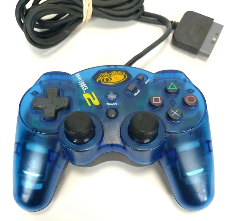 PS1 PS2 MAD Catz Controller Batman Blau schwarz in Ellwangen (Jagst)