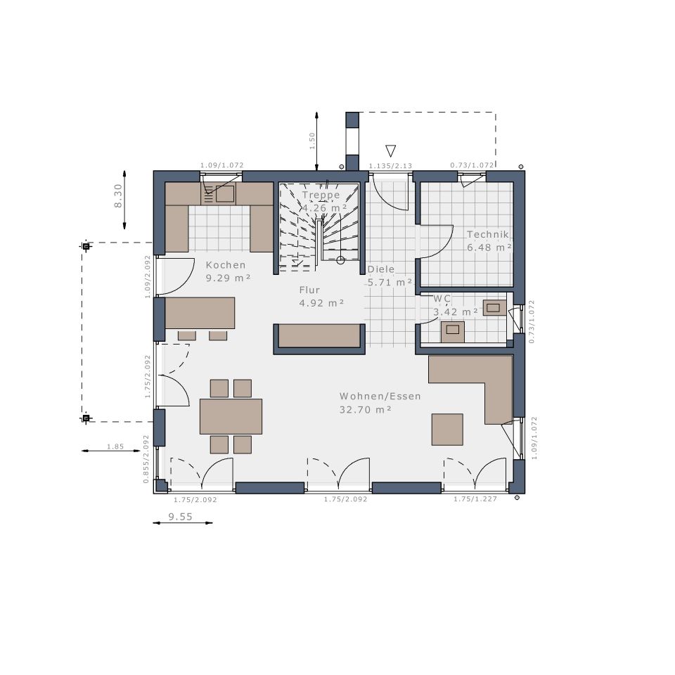 Die perfekte Wohlfühloase – Modernes Einfamilienhaus von Schwabenhaus in Schwalmstadt