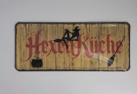 Blechschild  ca. 28 c 12 cm Hexenküche -neu- Rheinland-Pfalz - Gau-Algesheim Vorschau