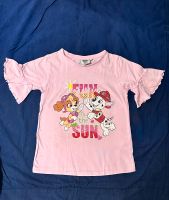 Mädchen T-Shirt Bluse mit Rüschenärmel Gr. 128 Paw Patrol Sommer Bielefeld - Schildesche Vorschau