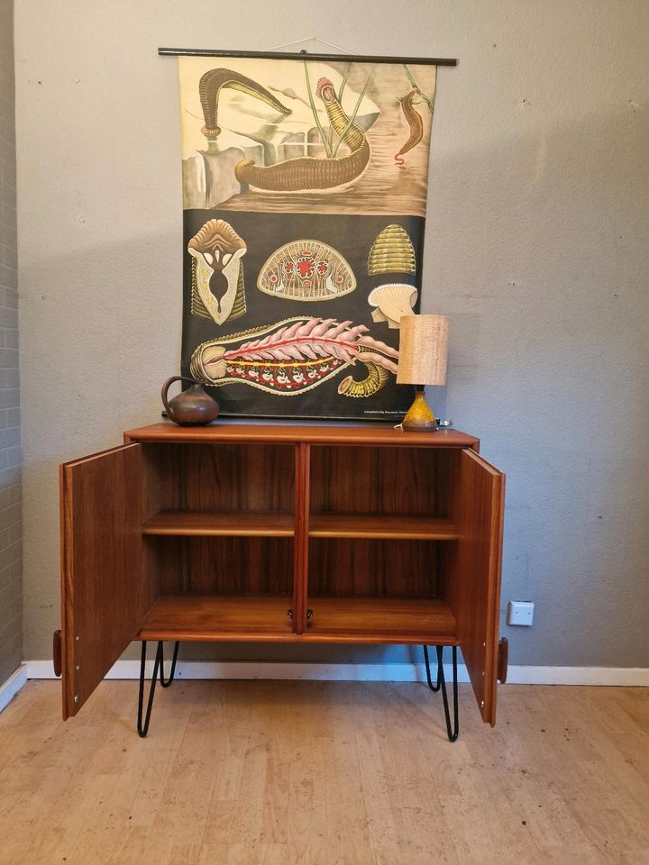 Teak Sideboard Kommode 70er Vintage Danish Design Mid Century in Hürth