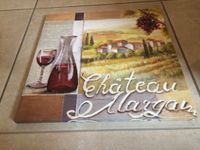 Bild  Leinwand Gemälde Landschaft mediterran Wein rot 50x50cm Niedersachsen - Calberlah Vorschau