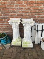 Garten Deko 2 Gips Säulen Nordrhein-Westfalen - Krefeld Vorschau