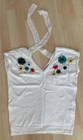 Shirt Naf Naf Blumen Stickerei weiß S Baden-Württemberg - Reutlingen Vorschau