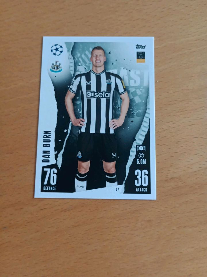 Match Attax Champions League 23/24 Newcastle United & Sl Benfica in Weil der Stadt