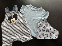 Mickey Disneyset Halstuch Latzhose Tshirt Größe 62 Stuttgart - Feuerbach Vorschau