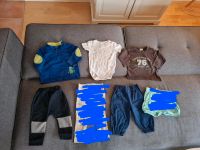74 H&M Topomini Ergee Hose Short Shirt blau Junge Body Paket Set Schleswig-Holstein - Delingsdorf Vorschau
