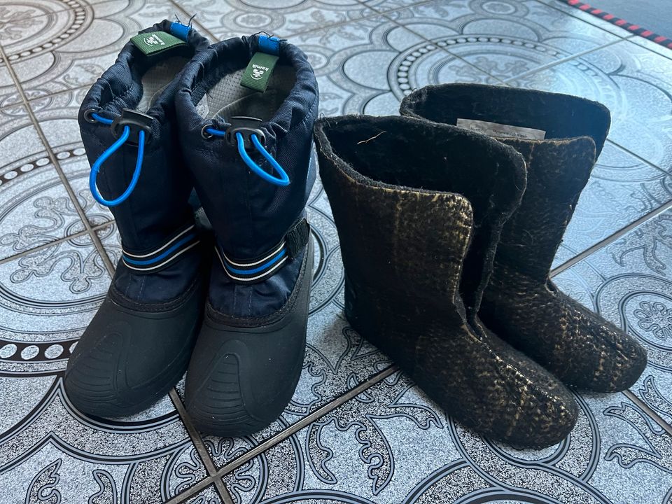 Kamik Winterstiefel Gr.35 -blau - Gore-Tex - warm& dicht in Großpösna