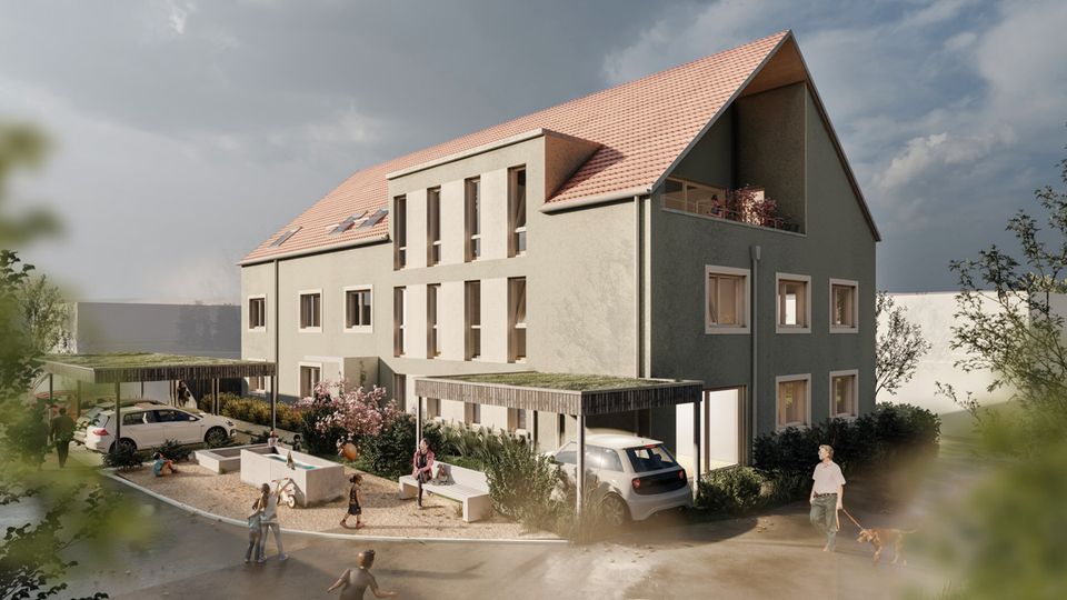 Schön geschnittene 2,5 Zimmerwohnung mit Terrasse und Garten in Grosselfingen