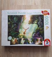 Puzzle 1000 Teile OVP Rehe im Wald - Georgia Fellenberg Schwerin - Altstadt Vorschau