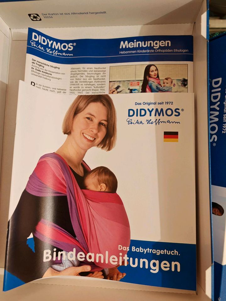 Didymos, Tragetuch, jacquard, Facett tethys in Essen