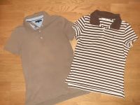 Poloshirt braun +braun/weiß gestreift TOMMY HILFIGER 36/s Düsseldorf - Gerresheim Vorschau