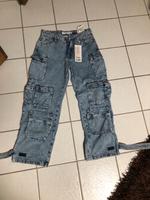 Cargo Hose NEU 36 S blau weit Baggy Jeans Jeanshose Nordrhein-Westfalen - Oberhausen Vorschau