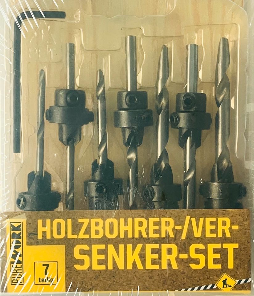 Holzbohrer-/VERSENKER-SET in Hamburg