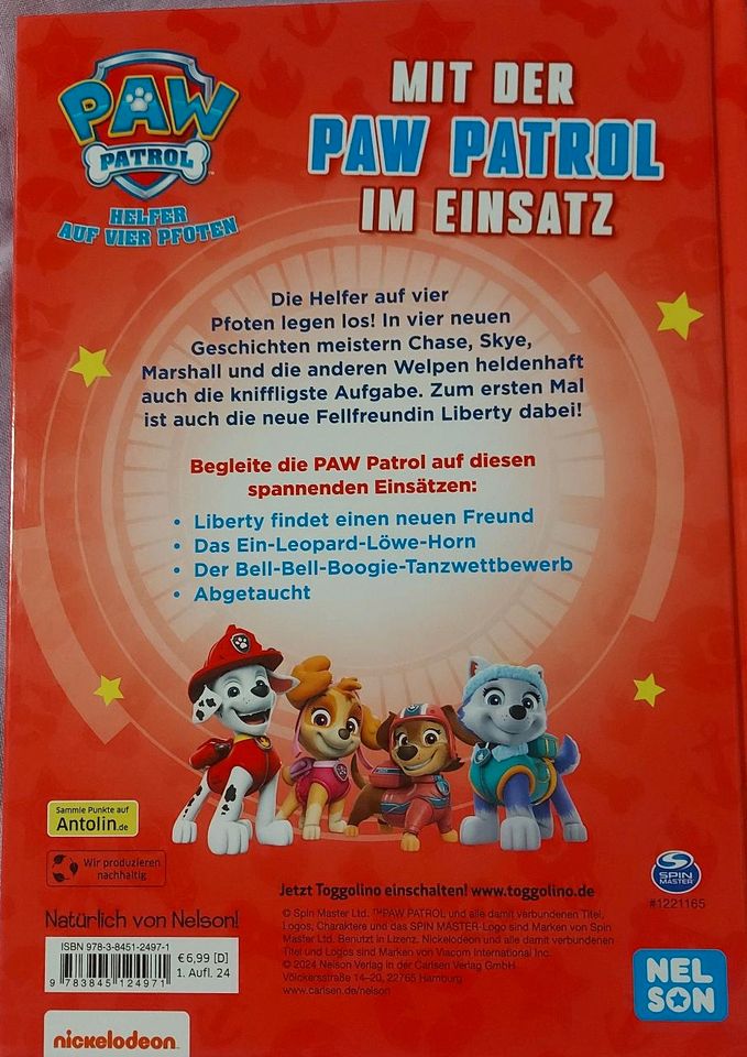 NEU Buch Mit der Paw Patrol im Einsatz in Belm