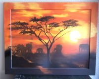 Wandbild Farbdruck Afrikanisches Motiv ca. 95x75cm Hessen - Niederdorfelden Vorschau