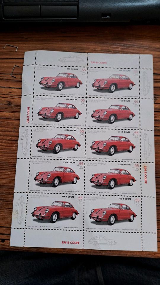 Porsche Briefmarken Konvolut, 356, Speedster,  911  Konvolut in Oberursel (Taunus)
