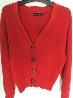 Oversize Strickjacke Strickpulli rot Größe M Bayern - Königsbrunn Vorschau