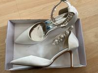 Brautschuhe, Hochzeitschuhe, ivory,39,Perlen, Glitzer Bayern - Olching Vorschau