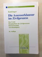 Knöringer, Die Assessorklausur im Zivilprozess, Jura Brandenburg - Frankfurt (Oder) Vorschau