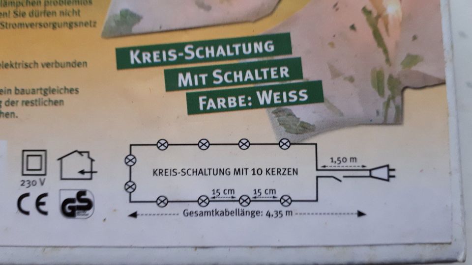 ältere Lichterketten original Verpackt abzugeben in Uslar