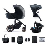 Kinderkraft PRIME 2 - 3in1 Kinderwagen-Set - Venezian Black - inkl. Babywanne + Sportsitz + Babyschale + XXL-Zubehörpaket - NEU Hessen - Fulda Vorschau