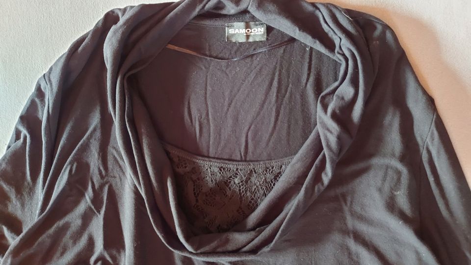 Samoon Shirt Pulli schwarz Gr. 48 NEU in Teisendorf