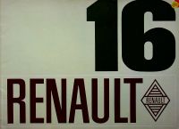 Renault R 16 Prospekt 197? Dresden - Reick Vorschau
