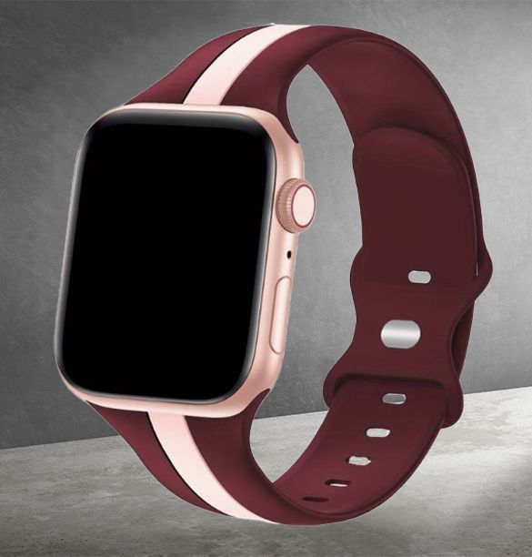 Apple Watch Silikon Armband- SE/7/8/9/Ultra (Verschiedene Farben) in Freiberg am Neckar