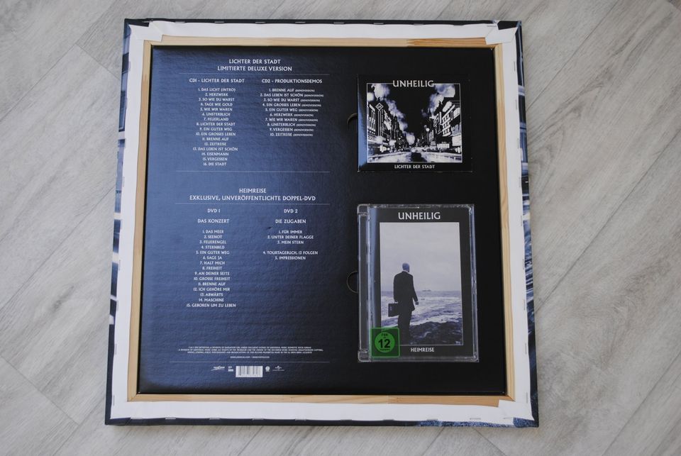 Unheilig - Der Graf Limited Edition Leinwandbild 50x50cm in Twistetal