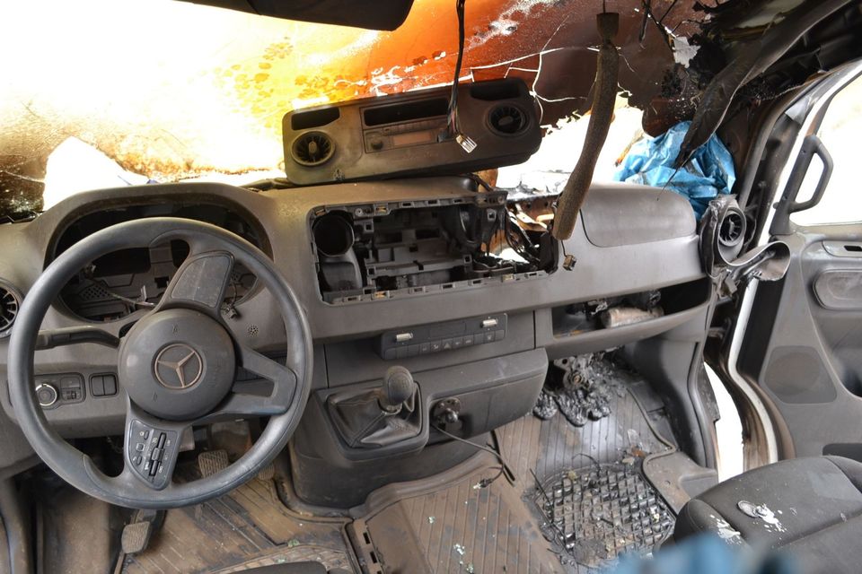 Mercedes-Benz Sprinter W907 314 4x4 Allrad AWD Brandschaden in Erfurt