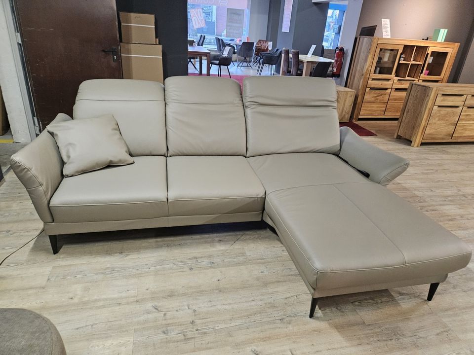 NEU ECHTLEDER Sofa Couch Wohnlandschaft mit Motor Relax Canape' % in Haltern am See