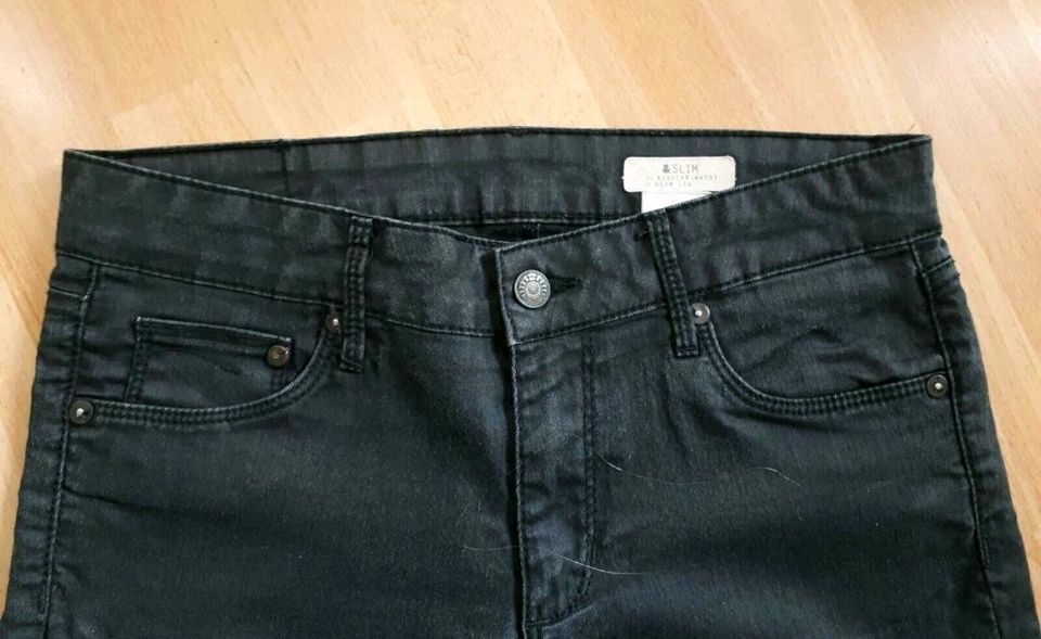 Damen H&M Jeans Hose Schwarz Größe 38 in Dortmund