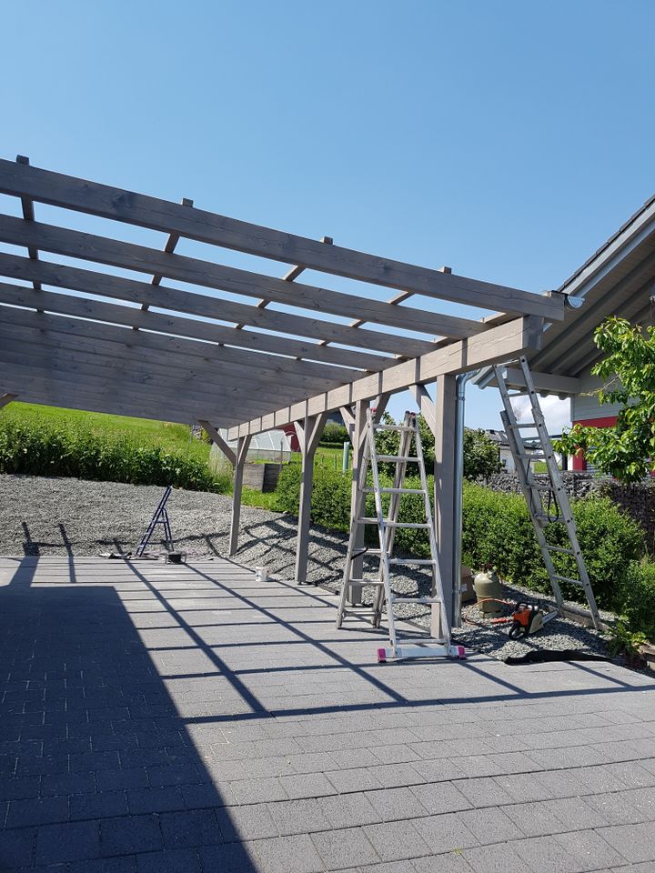 Carport Grillhütten auch mit Photovoltaik aus einer Hand in Idar-Oberstein