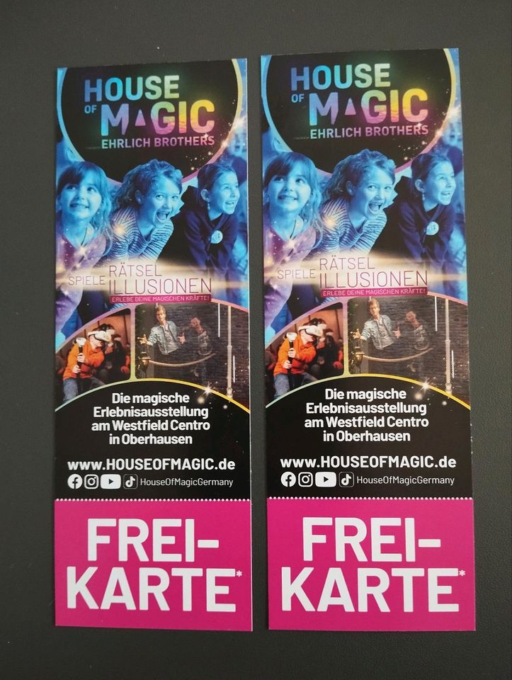 House of Magic Freikarten bis 14 Jahre in Paderborn