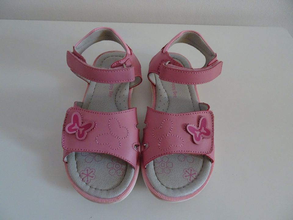 Leder-Sandalen rosa Schmetterlinge Gr. 34 TOP! in Dörverden