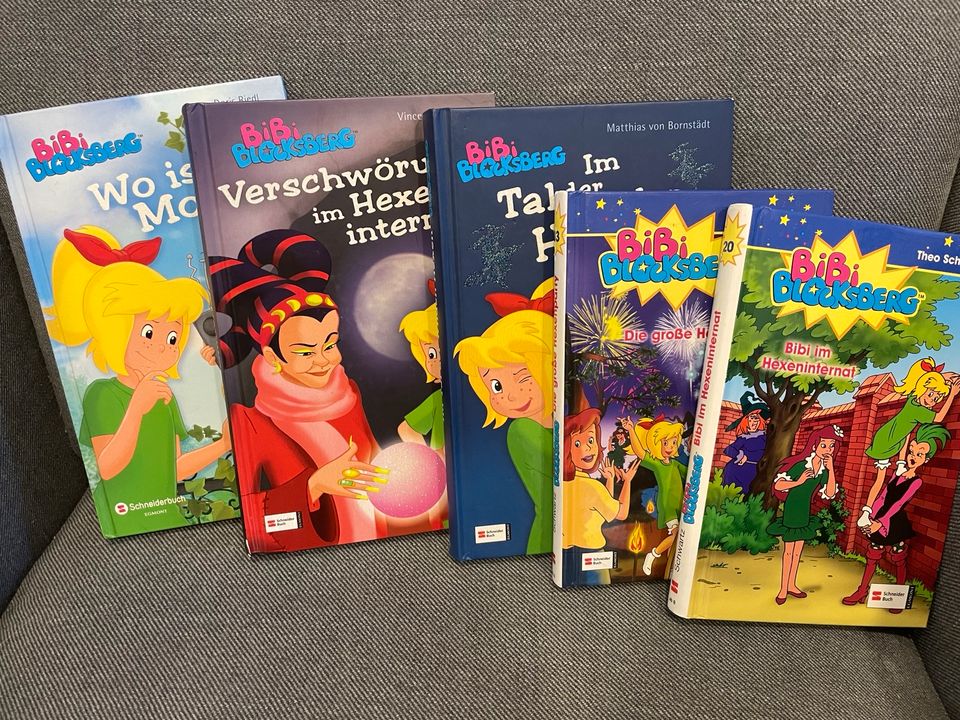 Bibi Blocksberg Bücher Set 5 Bände Hardcover in Eigeltingen