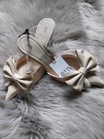Blogger❤️Zara mit Etikett Sleek Pumps Lack Beige Schleife 5cm Wuppertal - Elberfeld Vorschau